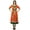 Red, variant on Bimba Womens Long Maxi Dress Red Designer Kurti Floral Print Kurta