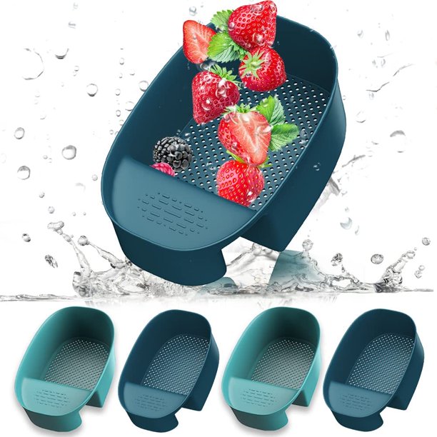 Borke Sink Strainers Colander Basket , Multifunction Plastic Hanging