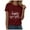 Wine, variant on felwors Happy New Year Shirt for Women 2026 New Years Eve T-Shirt Countdown Fireworks Holiday Party Tops(Red, XXL)