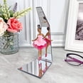 thumbnail image 4 of Plymor One-Piece Mirrored Bent Acrylic Ornament Hanger Display, 6.5" H (6" hanging space) (6 Pack), 4 of 5