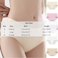 thumbnail image 5 of Byworldtasic Comfy Women's Panties Soft Stretchy Underwear Breathable Bikini Briefs Ladies Comfortable Underwear, 5 of 6