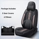 thumbnail image 4 of Juego completo de fundas universales de cuero para asientos de coche para BMW E61 Touring Lada Vesta VW Passat B5 Freed, accesorios para interiores de automóviles para mujer, 4 of 5