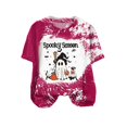 thumbnail image 5 of zaveiop Halloween Short Sleeve for Women Cute Halloween Spooky Season Graphic Printed Shirts Casual Holiday Graphic T-Shirts (Z1-Hot Pink, M), 5 of 5
