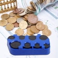 thumbnail image 2 of Creative Coin Holder Storage Box Money Container Organizer Portable Coin Storage Case Coin Holder Storage Box for Change Holder, 2 of 8