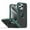 Darkgreen, variant on for iPhone 16 Pro Max Case with 360° Ring Holder, Shockproof Slim iPhone 16 Pro Max Phone Case with Kickstand [Magnet Support Car Mount] Women Men Non-Slip Protective Cover Case,Red
