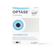OPTASE Cooling Eye Mask - Reusable Cooling Mask Featuring HydroCool Tech Designed to Relieve Allergy Symptoms Such As Itchy, Red, Watery Eyes as Well as Puffy or Inflamed Eyes and Eyelids.