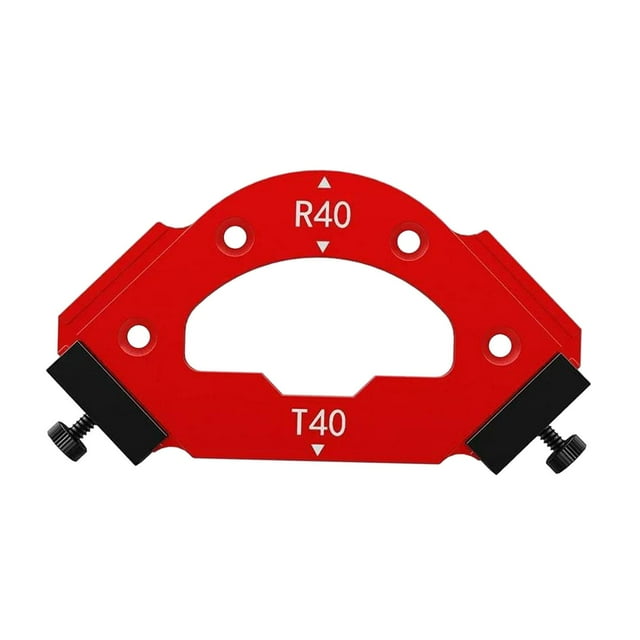 Plantilla de posicionamiento de ángulo CURVE, plantilla de enrutador de plantilla de esquina, plantilla de esquina resistente para máquina de corte 121 mm x 72 mm