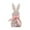 A, variant on Decorative Wooden Bunny with Pink Bow Perfect for Easter, Spring Home Decor, Tabletop Centerpiece, Nursery Decoration