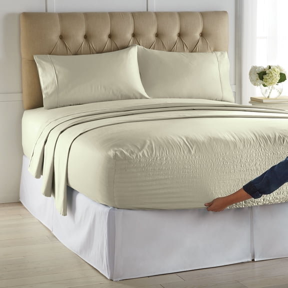 BrylaneHome Bed Tite 300 Thread Count Sheet Set