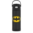 thumbnail image 1 of Botella aislante Thermos Funtainer de acero, diseño Batman, 1 of 3