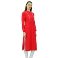 thumbnail image 4 of Phagun Women Rayon Tunic Kurti Straight Casual Formal Indian Ladies Kurta, 4 of 7