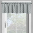 thumbnail image 4 of Ambesonne Geometric Valance & Curtain, Oriental Petals, 55"x30", Grey Beige, 4 of 6