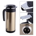 thumbnail image 3 of Niady Bouilloire de Voyage: 800 ML 12 V Portable dans la Voiture en Acier Inoxydable Tasse de Chauffage électrique Eau bouillante Bettle Utilisation de Voyage, 3 of 8