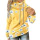 thumbnail image 1 of Moda mujer estampado manga larga cómodo transpirable con capucha Tops cordón Pompotops gfhjh23402, 1 of 1