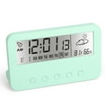 thumbnail image 1 of Petit Réveil, Horloge de Voyage Numérique Rétroéclairée Calendrier Horaire Minuterie de Température Horloge LCD avec Mode Snooze, Réveil Lumineux à Piles pour Chambre Bureau, 1 of 8