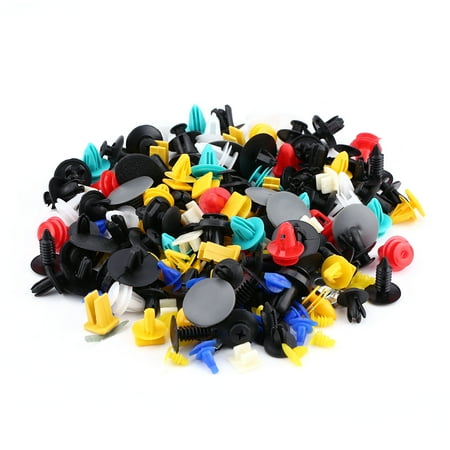 

200Pcs Assorted Car Door Trim Bumper Clip Rivets Buckle Screws Push Fastener Retainer Universal
