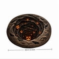 thumbnail image 3 of Halloween Theme 3D Visual Optical Floor Mat,Pumpkin&Bat Tree Hole Design Non- Washable Illusion Round Rugs,for Home,Party,Trick or Treat Entry Decor, 3 of 3