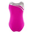 thumbnail image 2 of Xnihocha Kids Girls Shiny Rhinestone Metallic Dance Ballet Gymnastics Leotards Bodysuit Hot Pink 6, 2 of 7