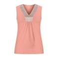 thumbnail image 5 of Babysbule Womens Tank Tops Fashion Women's Summer V-Neck Casual Solid Tank Tops Sleeveless Blouse, 5 of 7
