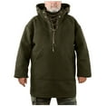 thumbnail image 2 of LoyisViDion Men'S Wool Heavy Coat Winter Leisure Jacket Pure Color Plus Size Casual Sweater Green XXXXXL, 2 of 4