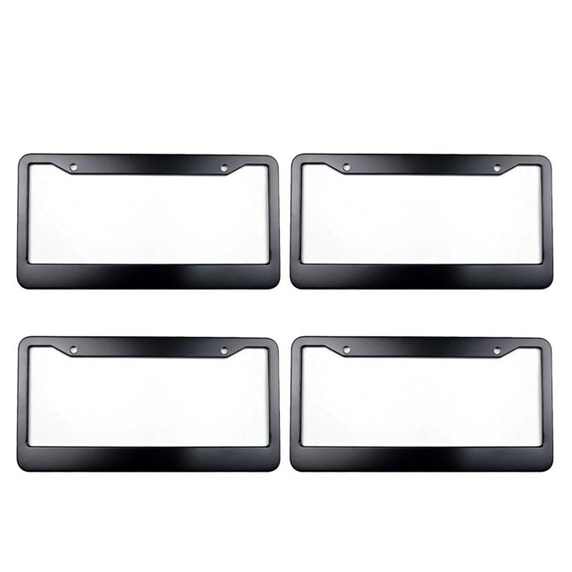 4x licencia para Hombres, Mujeres, Soporte , Etiqueta de Aleación de Aluminio con Tornillos shamjiam Marco de matrícula universal