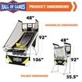 thumbnail image 2 of Xtra Long Shot Arcade Basketball Game Indoor, 92 in Tall Electronic Basketball Game by Hall of Games, 2 of 8