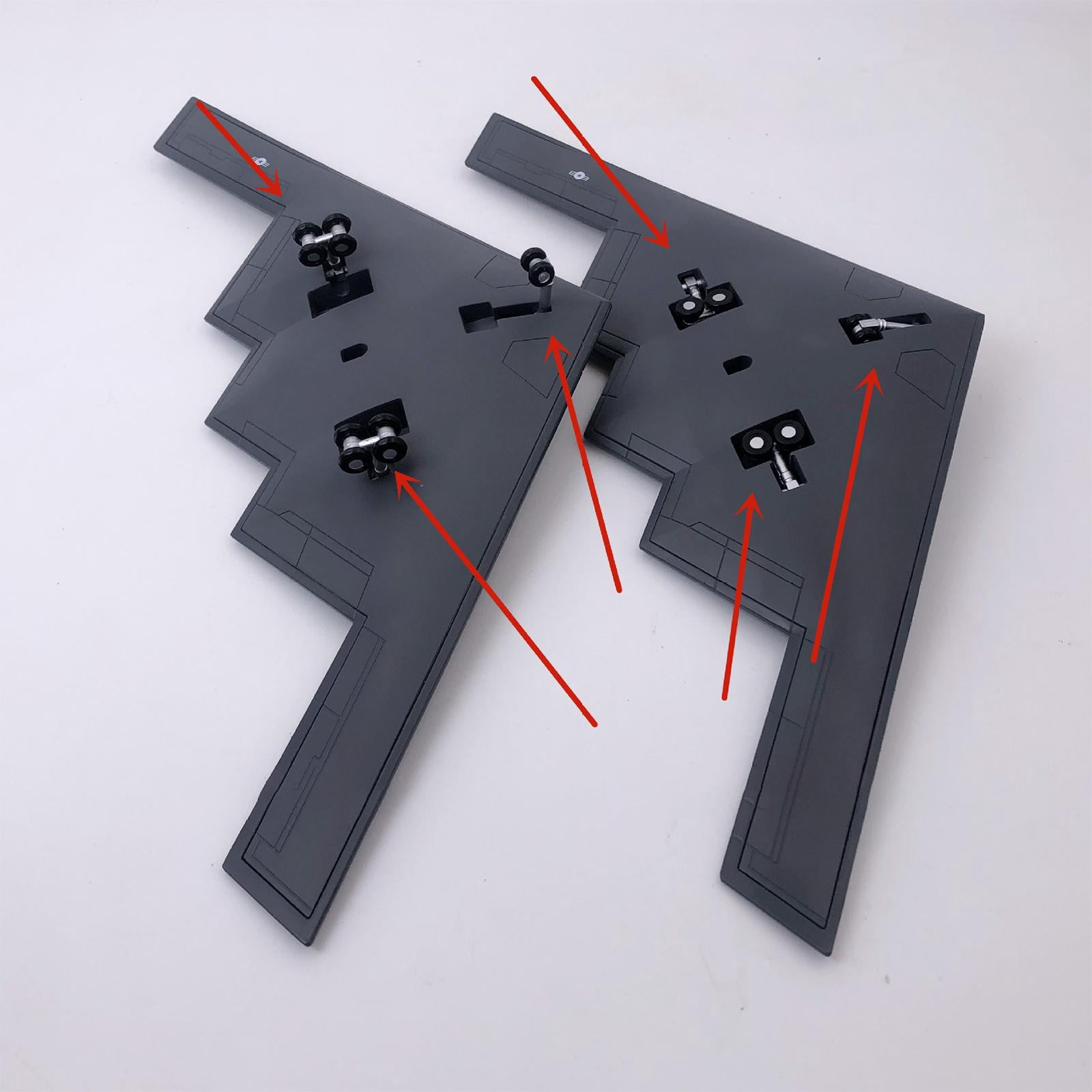 Us B2 Strategic Fighter Aircraft Plane Model Airplane Alloy Model Diecast 1/200 Metal Planes