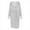 Gray, variant on VANLOFE Unisex Warm Pajamas Household Clothes Solid Bathrobe Lengthened Night-robe Man's Nightgown Hooded Robes Gray Robes Sleepwear for Woman S-5XL