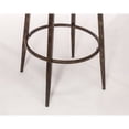 thumbnail image 3 of Bowery Hill 26" Faux Leather Swivel Counter Stool in Brown, 3 of 4