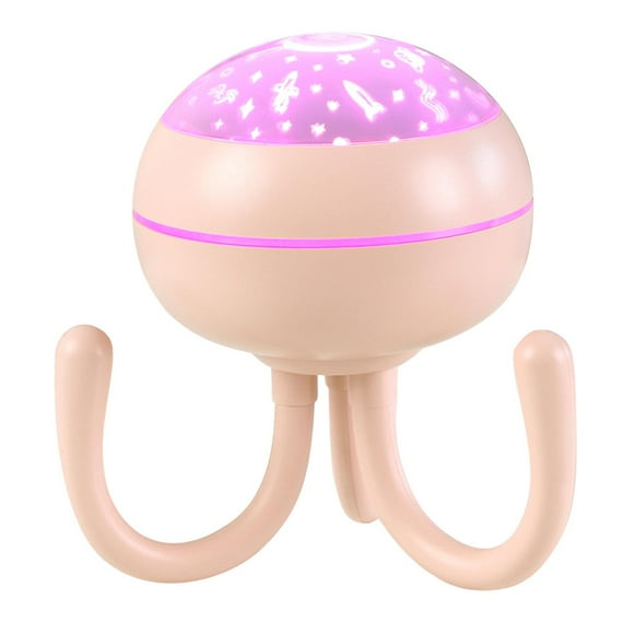 Humidificador ultrasónico de aromaterapia de 200 ml con 7 luces LED de colores cambiantes. Rosa