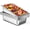 6 Pack 1/1 Size 6" Deep, variant on OSTBA 6 Pack Hotel Pans with Lids, 1/6 Size 4" Deep Stainless Steel Steam Table Pan Full Size, 6.9" L x 6.4" W Anti Jam Buffet Pan for Home, Party, Restaurant, Hotel, Buffet