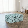 thumbnail image 3 of Cherry Foldable Mattress, Fruit on Nostalgic Dots, 74.8" x 39.4", Vermilion Seafoam White, by Ambesonne, 3 of 6