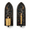 Snake, variant on Butterfly Wall Candle Sconces Set of 2, Gothic Moth Cathedral Window Decor