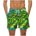 thumbnail image 2 of guisaled Mens Swim Trunks Swimming Trunks for Men Big and Tall Beach Shorts Quick Dry Elastic Waist Board Shorts Fashion Hawaii Printed Swimwear, 2 of 6