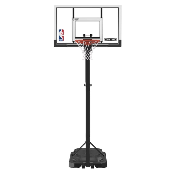 Lifetime NBA 54-Inch Steel-Framed Shatterproof Portable Basketball Hoop (92140)