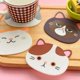 thumbnail image 3 of Juego de 6 posavasos de silicona con diseño de cara de gato para tazas, copas de vino, té, regalo, 3 of 5