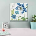 thumbnail image 4 of Epic Graffiti 'Blue And Green Garden III' by Lisa Audit, Canvas Wall Art, 12"x12", 4 of 8