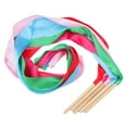 thumbnail image 1 of AURARMLET 5Pcs Gymnastics Streamers Assorted Color Cloth for Dancers, 1 of 7