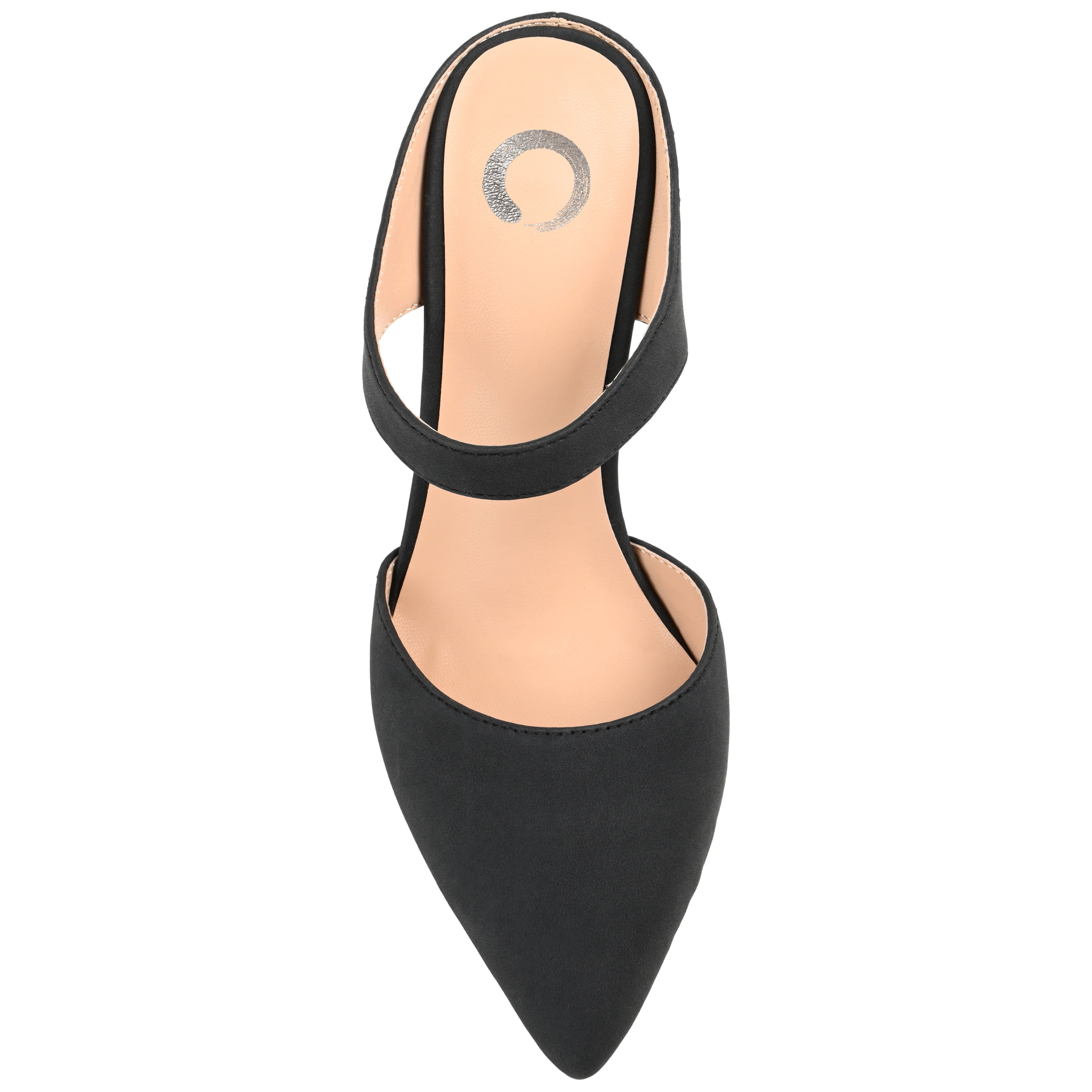 Journee Womens Maevali Mules Mid Stiletto Pointed Toe Pumps