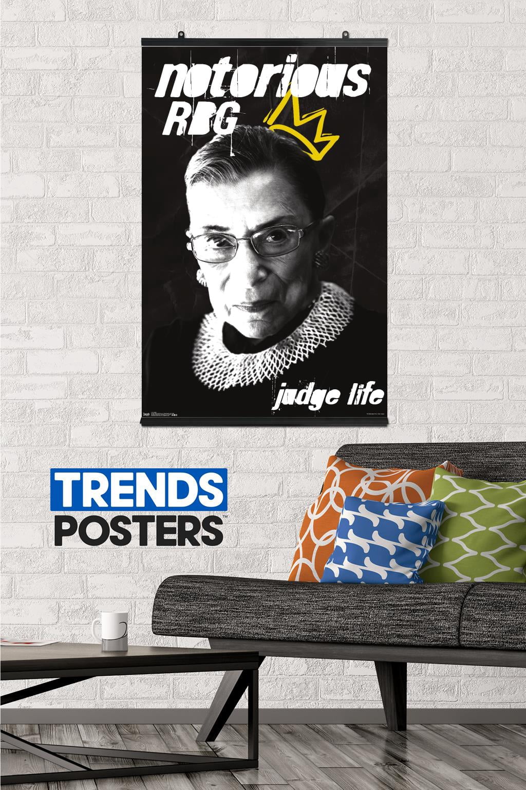 Ruth Bader Ginsburg (RBG) Wall Poster, 22.375" x 34"
