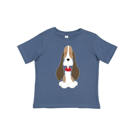 

Inktastic Basset Hound with Floppy Ears Gift Toddler Boy or Toddler Girl T-Shirt
