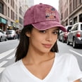 thumbnail image 2 of Embroidered American Flag Baseball Cap for Unisex Anniversary Adjustable Hat, 2 of 5