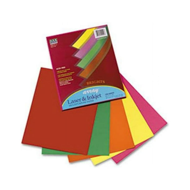 Pacon 101049 Tableau Coloré Papier de Liaison 20lb Lettre Assorti 100 Feuilles / Pack