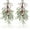 Red, variant on Dalrosia 2PCS Artificial Mistletoe Ornament Mistletoe Hanging Decorations Glitter Christmas Tree Accessories Artificial Dry Leaf Hanging Decoration for Tree Door
