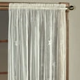 thumbnail image 3 of Vining Floral Marisol Semi Sheer Ombre Window Curtain Panel 55 x 63 Inches, 3 of 3
