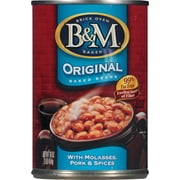 B&M Original with Molasses, Pork & Spices Baked Beans, 16 oz Can