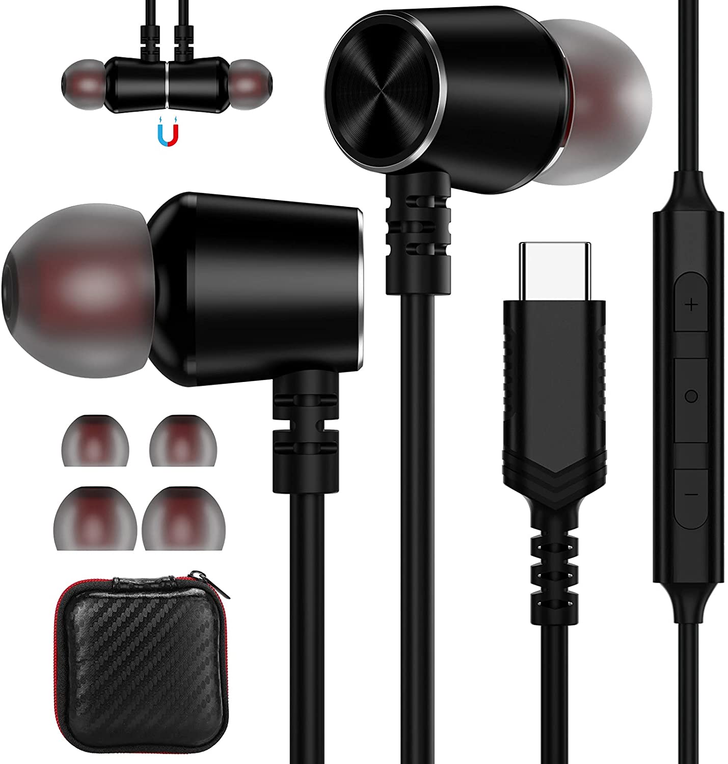 USB C Headphones for Samsung S21 Ultra 
