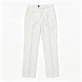 thumbnail image 6 of IROINNID Mens Striped Pleated Pants High Waist Casual Dress Trousers with Belt Loops Side Pockets Relaxed Fit Business Work Commute Bottoms, 6 of 9