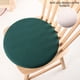 thumbnail image 1 of Cojín de asiento de espuma de punto redondo 13.7"x13.7" | Patrón vintage, lavable a máquina, almohadilla gruesa de confort para sillas de oficina, comedor, interiores y exteriores | Gris oscuro,, 1 of 8
