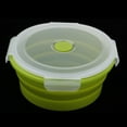 thumbnail image 3 of QccHieUs Collapsible Silicone Camping Bowl, Food-grade and BPA-free 600ml Green, 3 of 9